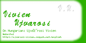 vivien ujvarosi business card